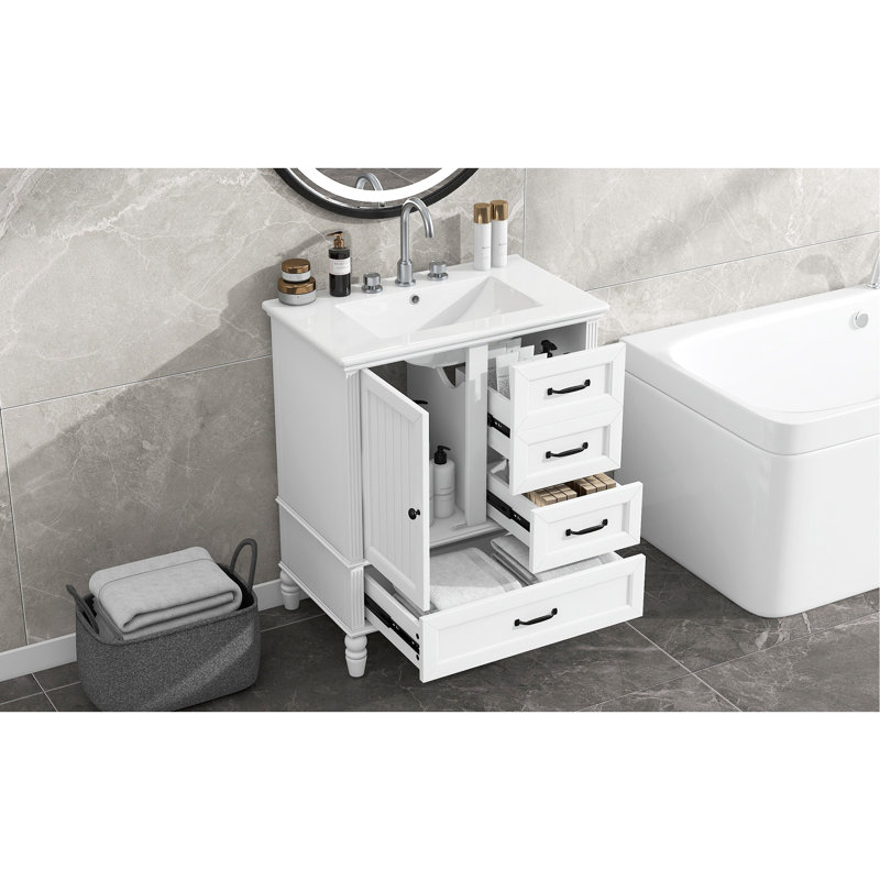 Meuble-lavabo luxueux avec fonctions avancées et design élégant