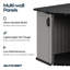 Suncast 57.5 in. W x 79.75 in. D Resin Horizontal Storage Shed with Sliding Lid, Made in the USA