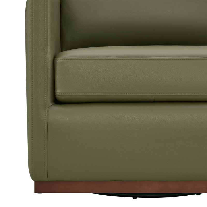 Fauteuil pivotant rembourré Bobbi