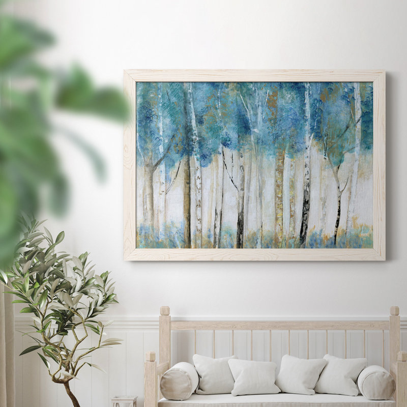 Magical Wood - Peinture sur toile encadrée, Blanc, H 37,5 po x l 27,5 po x P 1,5 po