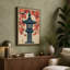 Autumn Stone Lantern Japandi - Wrapped Canvas-852294531-852294530