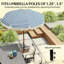 Base de parasol en béton robuste