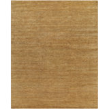Astana Hand Knotted Wool Vintage Look Area Rug in Yellow