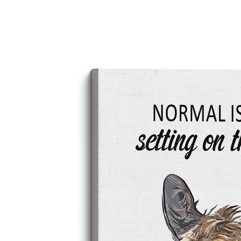 «Normal is alpaca» par Art, L 12 po x H 16 po, Ne s’applique pas, Toile non encadrée