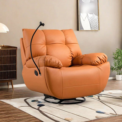 Fauteuil inclinable en similicuir Minisci