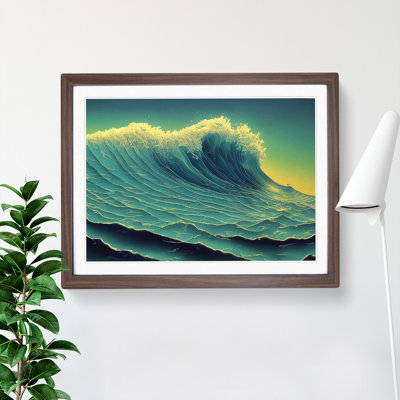 Epic Ocean Wave - Framed Print