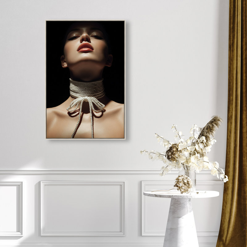 Pearl Constellation Print by Oliver Gal, 46"H x 31"W, Silver Floater Frame