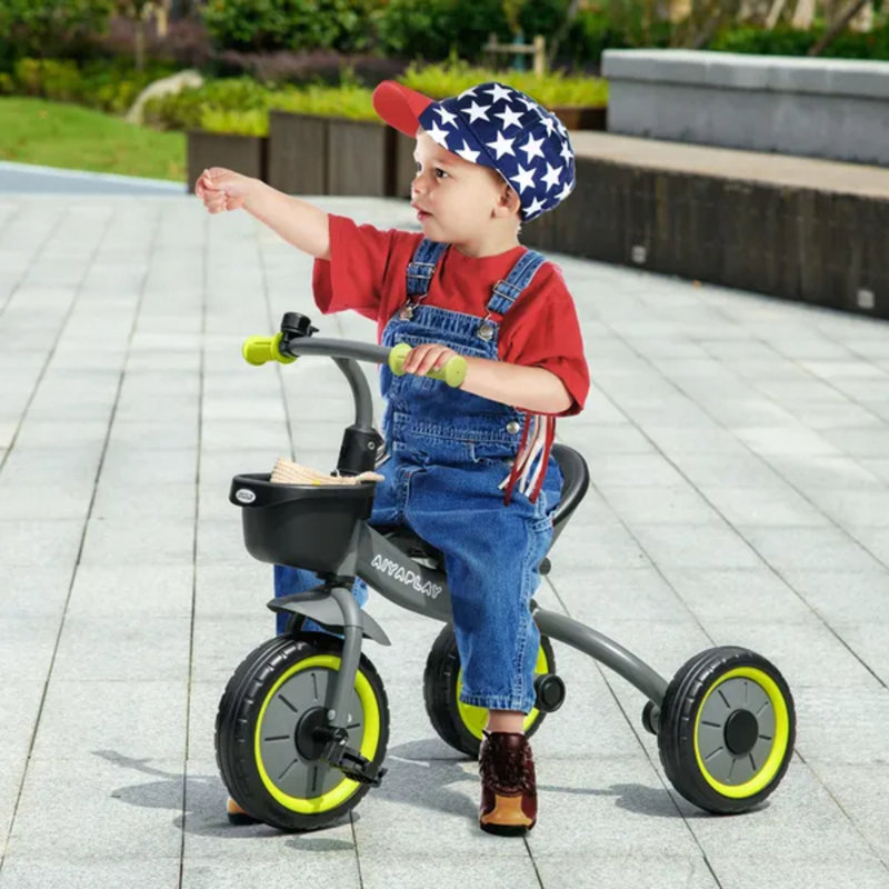 Vélo pour tout-petits jaune pour enfants de 2 à 5 ans