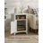 Bauman 18" W Farmhouse Nightstand with Storage Cabinet and Open Shelf-73822924-111297454