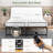 Electric Adjustable Bed Frame, Head And Foot Incline Bed Base With Low-noise Motor And Wired Remote Control-404910304