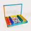 200 Chip Lucite Poker Set Multi Color