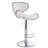 Duley Swivel Upholstered Adjustable Height Counter Stool with Metal Frame-712793659