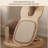 17.72"Natural color solid wood multi-layer board small cat climbing frame