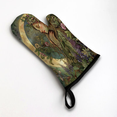 Enchanted Tale Trail Oven Mitt Cotton Twill