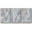 Marbré blanc I, ensemble de 3 toiles encadrées sur toile-97812203-97812200