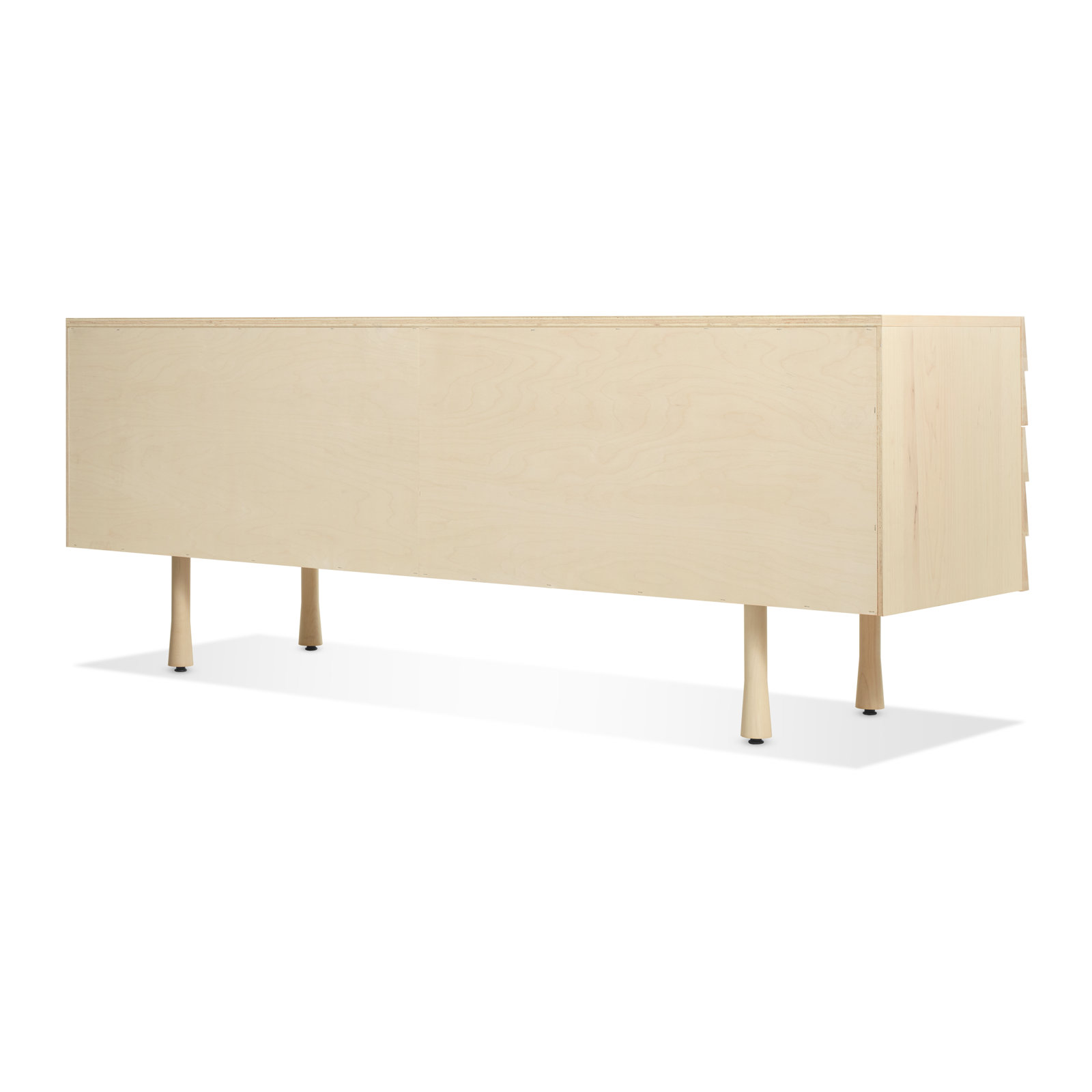 Lap 4 - Drawer Double Dresser, Whitewashed Maple