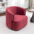 Tybias Upholstered Swivel Barrel Chair-2071017753