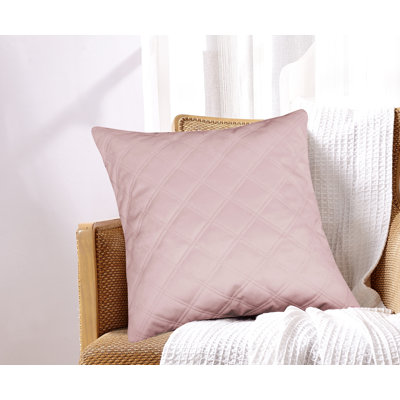 Velvet Embossing Dec Pillow Blush 18"X18"
