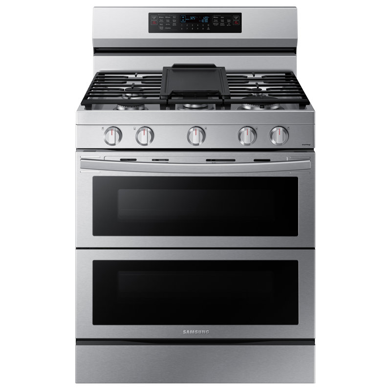 Samsung 6.0 cu. ft. Smart Freestanding Gas Range with Flex Duo & Air Fry, Stainless Steel