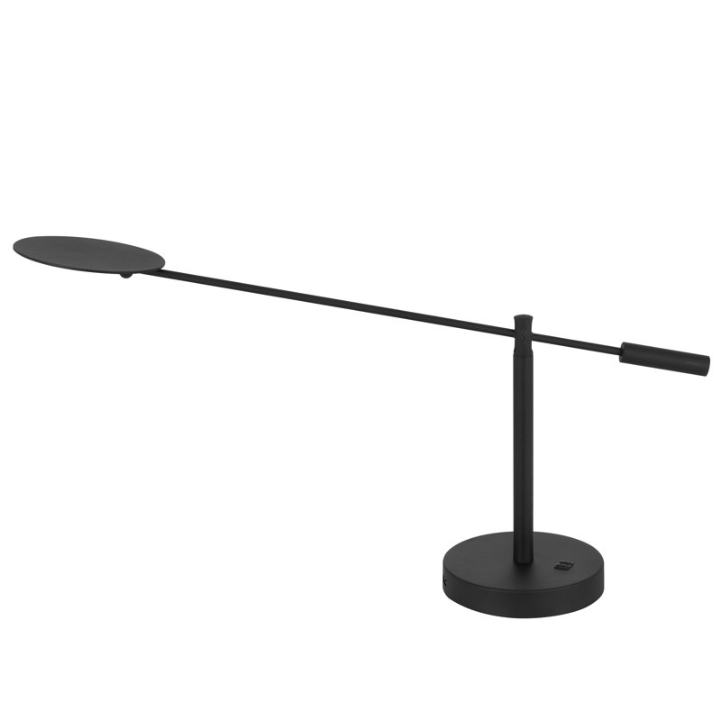 Dimmable LED Desk Lamp 20.5" H High Sand Black With Adjustable Colour Temperature