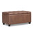 Sienna 33"W Upholstered Vegan Leather Transitional Rectangular Storage Ottoman Bench with Tufted Styling-1519176860