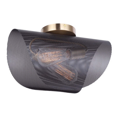 Currelly Metal Mesh Flush Mount