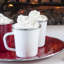 Set of 4 Solid Red Latte Mugs-1942597992