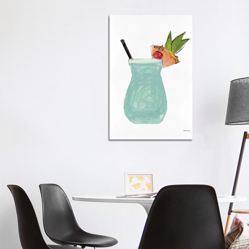 Pina Colada by Stellar Design Studio - Wrapped Canvas Gallery-Wrapped Canvas Giclée, 101.6 cm H x 66.04 cm W x 1.91 cm D