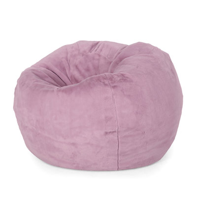 Fauteuil à billes 3 pieds lavande - confortable et moderne. Rembourrage en mousse haute. Housse amovible à fermeture à glissière pour un entretien facile. 34 po x 25 po 23 lb 3 pieds Rempli de mousse. Nettoyage. 34 po Poids