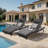 2-Piece Outdoor Wicker Reclining Chaise Lounge Set with Cushions and Curved Armrests-1098940995
