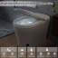 Toilette intelligente une pièce à double chasse avec réservoir Smart Smart Bidet-107545430