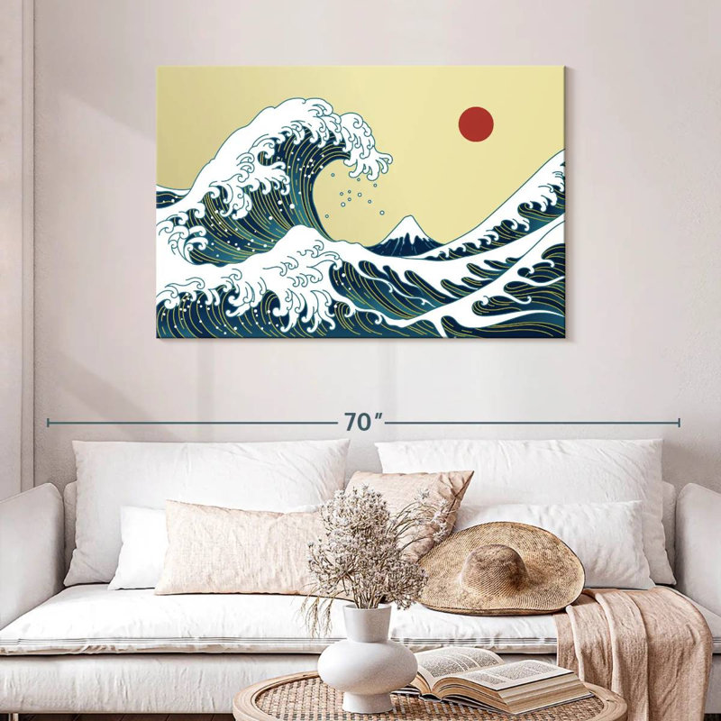 Gillard Great Wave Off Kanagawa, H 30 po x l 45 po