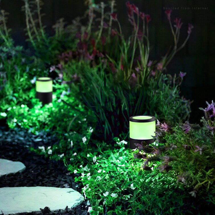 LEONLITE Stille LED Landscape Pathway Light Low Voltage Color Changing for  Lawn Yard Wayfair