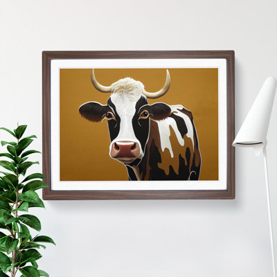 Charming Cow - Framed Print