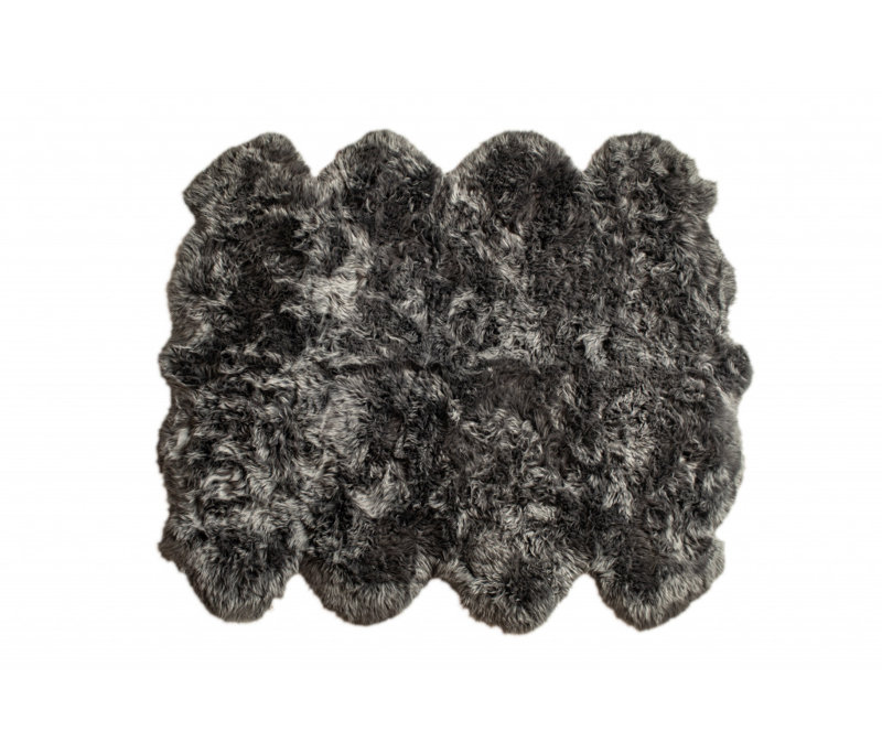 Sheepskin Animal Print Indoor Rug, Novelty 6' x 6'