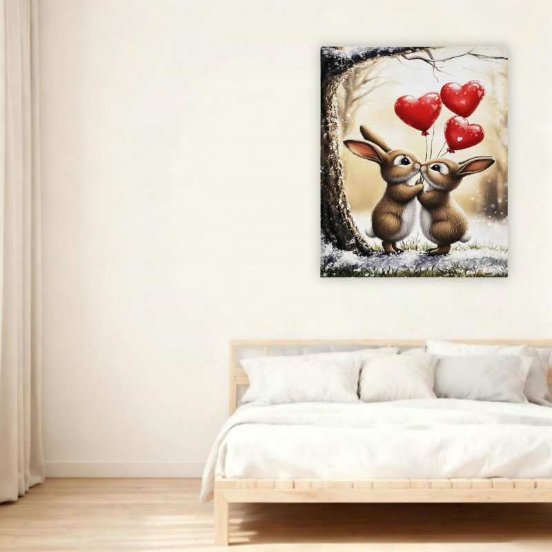 Art mural 24 "x 36", cadre romantique