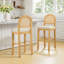 Tabouret de comptoir 26 po H-2086100297-2085650476-1924893695