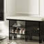 Banc de rangement en acrylique