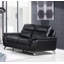 Ensemble de salon configurable en cuir Lorrain