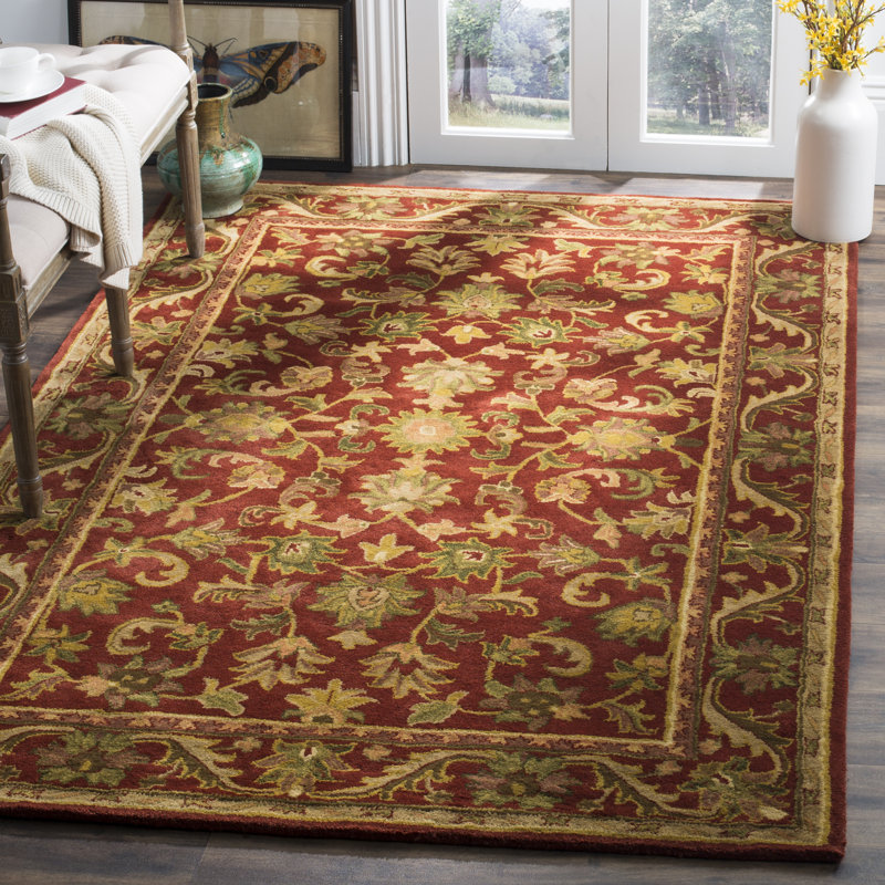 Tapis oriental en laine touffeté à la main Dunbar, Rectangle 7 pi 6 po x 9 pi 6 po