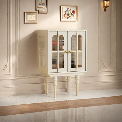 Armoire de rangement de style crème