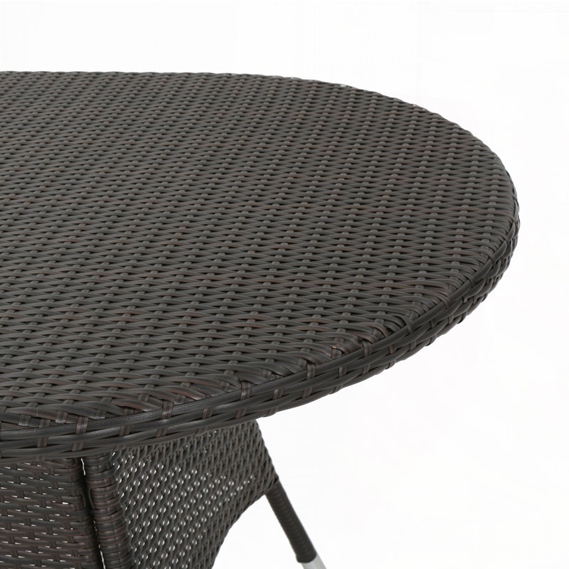Table de salle à manger Leyland, Brun