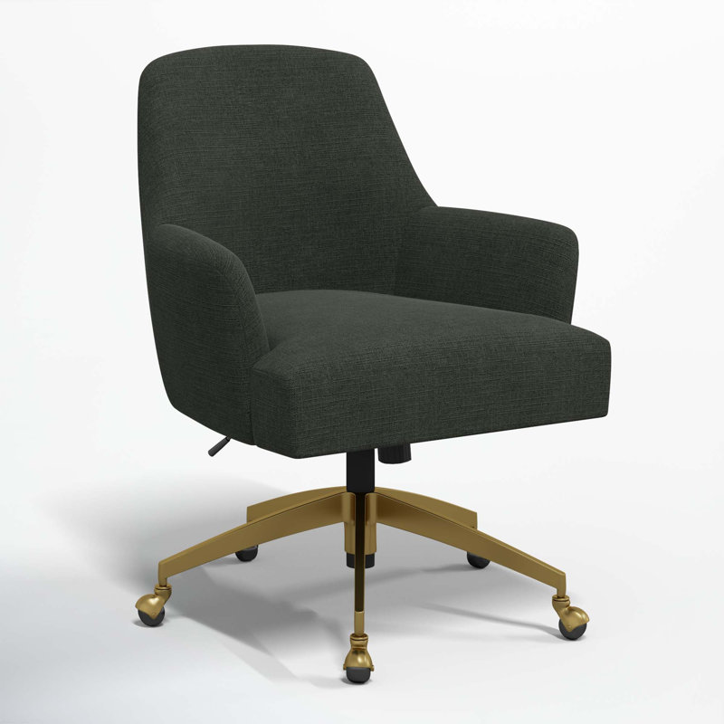 Ambau Task Chair, Classic Black Linen