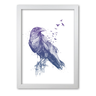 Born To Be Free Raven by Mercedes Lopes Charro - Print