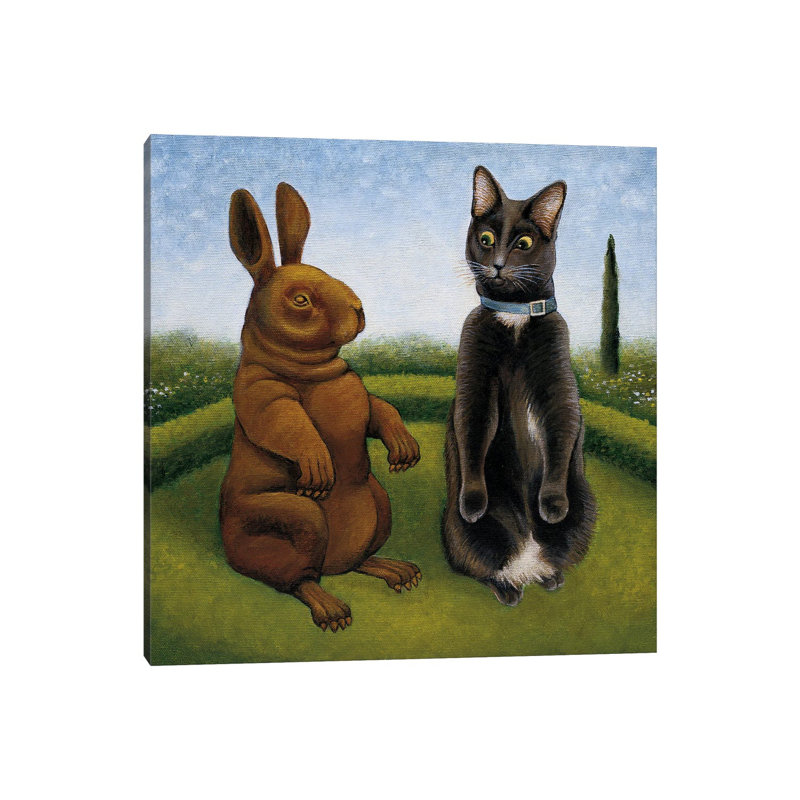 Chrissy Kelley by Lowell Herrero - Wrapped Canvas Painting, 45.72 cm H x 45.72 cm W x 1.91 cm D