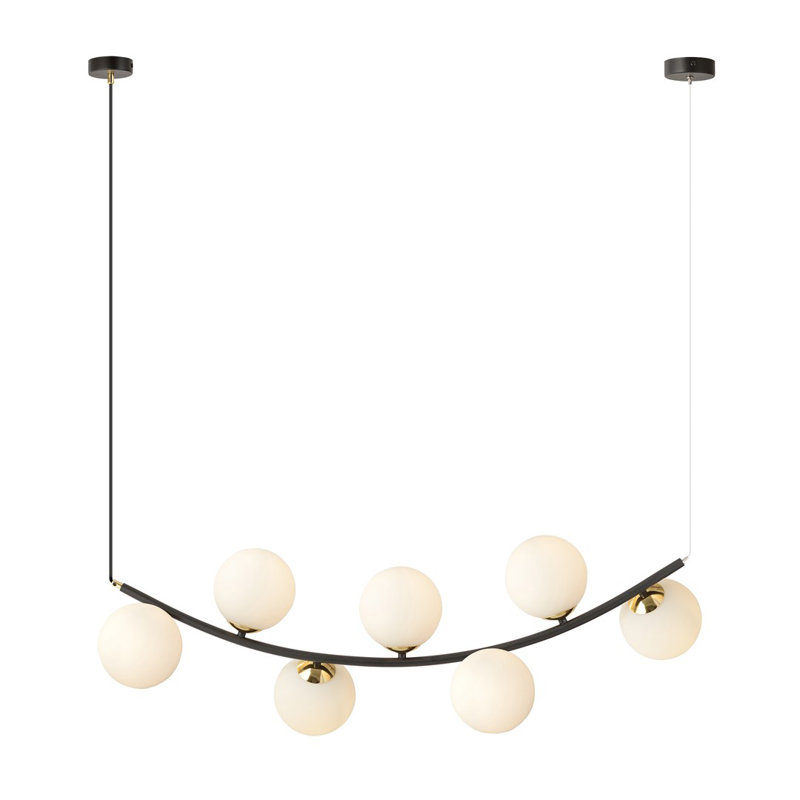 Alula 7 - Light Sputnik Chandelier, White
