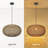 Coastal Style Rattan Pendant Lamp for Kitchen Island-143241968