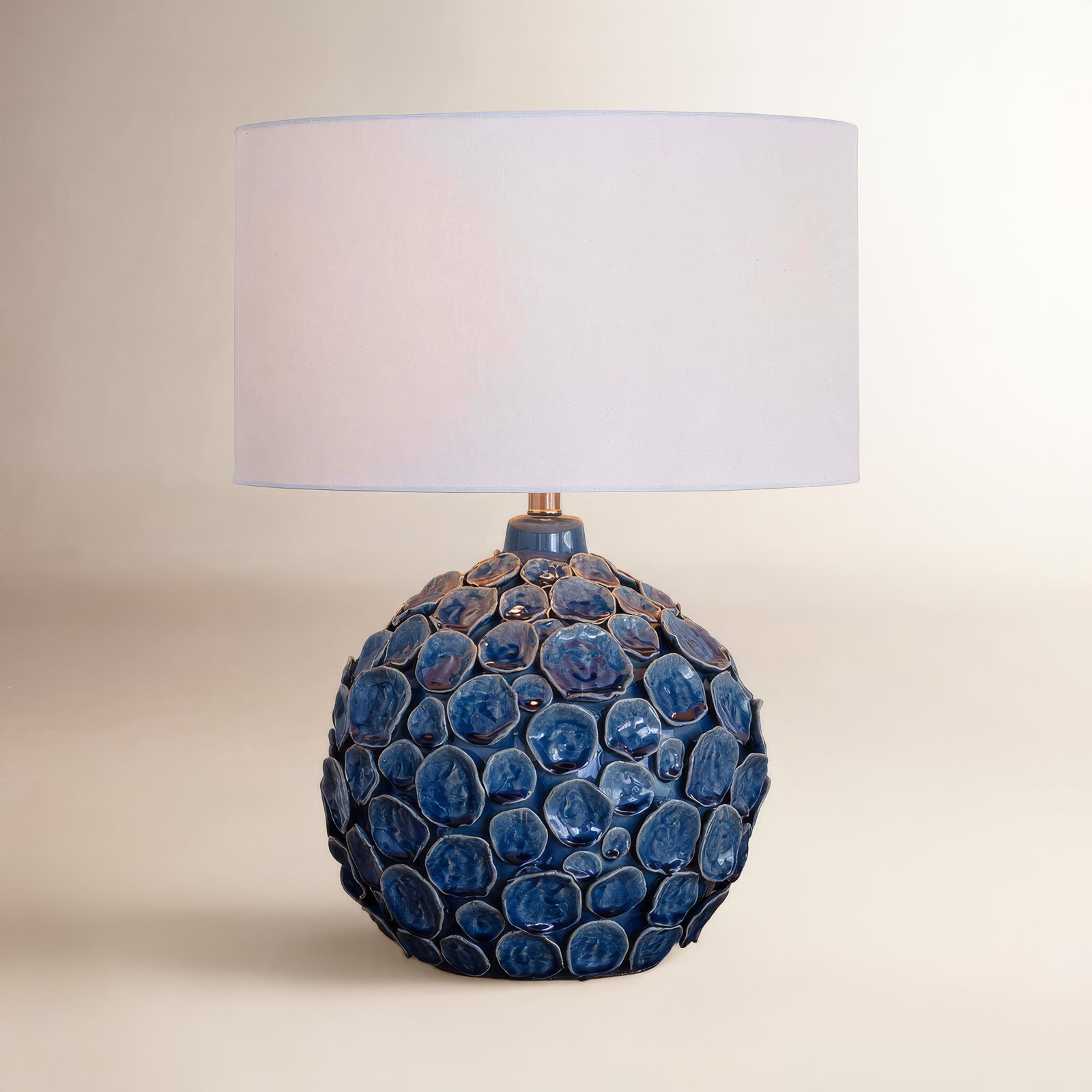 Lucia Ceramic Table Lamp, Blue