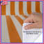 Housses de couette à rayures verticales orange et blanches-123586544