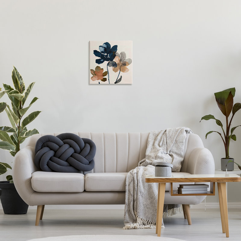 Art abstrait sur toile de tons de terre abstraits par Irena Orlov, H 17 po x l 17 po
